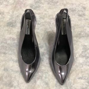 Steve Madden Nici Slingback Pumps Pewter